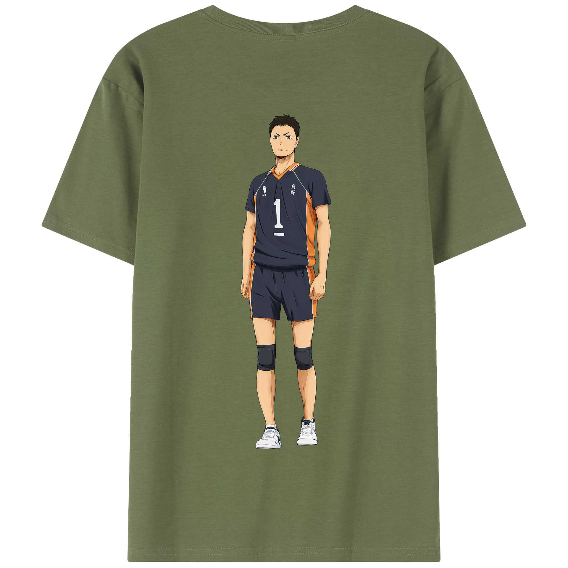 （画像用） ハイキュー!! Haikyu!! 綿100％半袖Tシャツ（背面プリント）